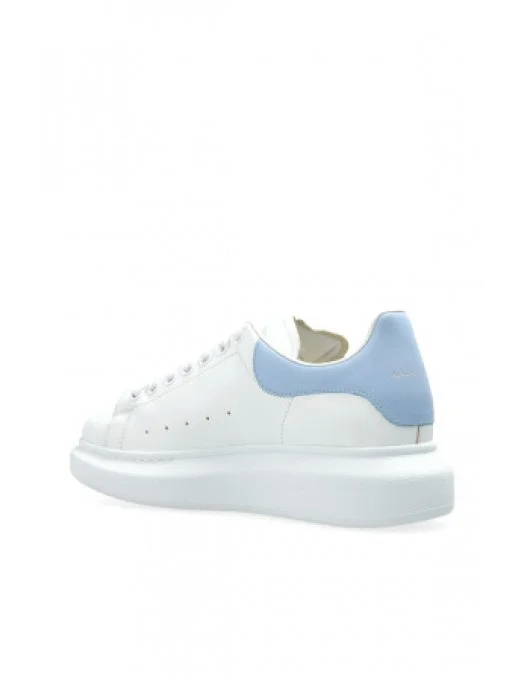 Sneakers ALEXANDER MCQUEEN, Oversize, Baby Blue Details, Women, White - 553770WIAEE9041