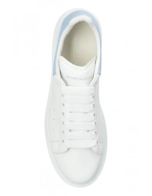 Sneakers ALEXANDER MCQUEEN, Oversize, Baby Blue Details, Women, White - 553770WIAEE9041