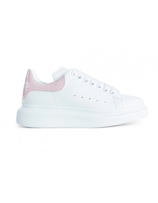 Sneakers ALEXANDER MCQUEEN, Pink Croco, Alb - 553770WIAHZ9052 Sneakers ALEXANDER MCQUEEN, Pink Croco, Alb - 553770WIAHZ9052