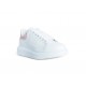 Sneakers ALEXANDER MCQUEEN, Pink Croco, Alb - 553770WIAHZ9052 Sneakers ALEXANDER MCQUEEN, Pink Croco, Alb - 553770WIAHZ9052