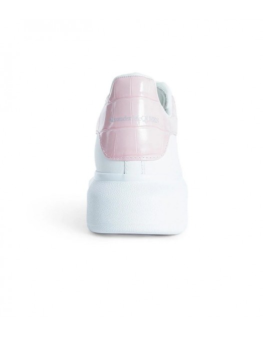 Sneakers ALEXANDER MCQUEEN, Pink Croco, Alb - 553770WIAHZ9052 Sneakers ALEXANDER MCQUEEN, Pink Croco, Alb - 553770WIAHZ9052
