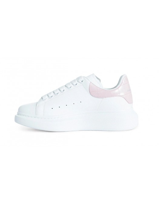 Sneakers ALEXANDER MCQUEEN, Pink Croco, Alb - 553770WIAHZ9052 Sneakers ALEXANDER MCQUEEN, Pink Croco, Alb - 553770WIAHZ9052