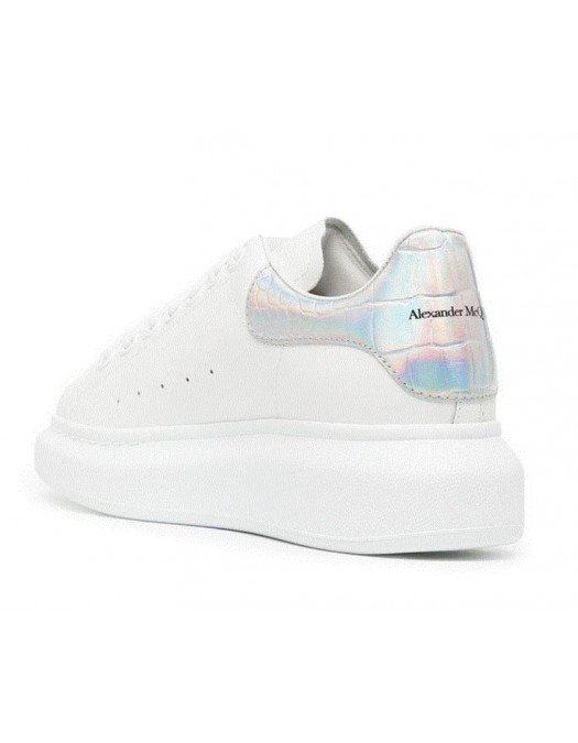 SNEAKERS ALEXANDER MCQUEEN, 553770WIB9V9637 Silver Croco - 553770WIB9V9637