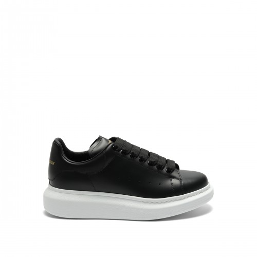 Sneakers ALEXANDER MCQUEEN, Oversize, Gold Logo Insert, Women, Black Sneakers ALEXANDER MCQUEEN, Oversize, Gold Logo Insert, Women, Black