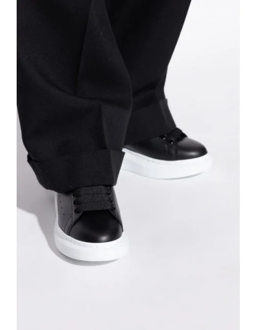 Sneakers ALEXANDER MCQUEEN, Oversize, Gold Logo Insert, Women, Black - 553770WIEE01000