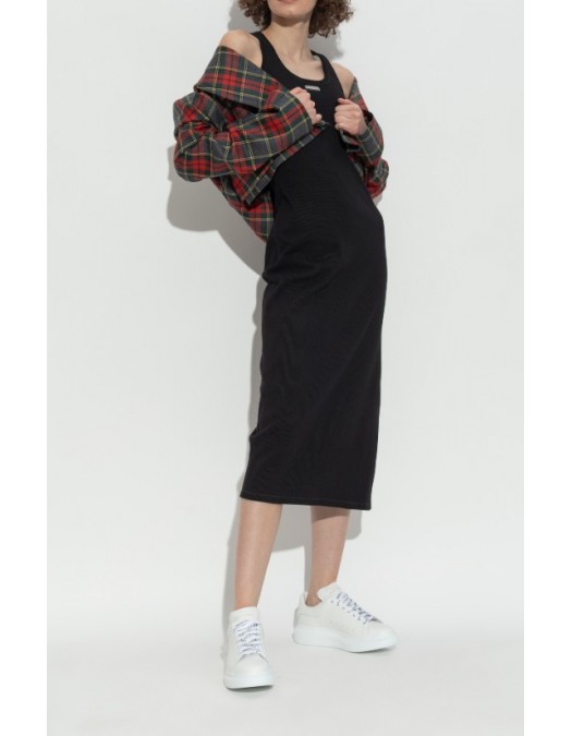 Sneakers ALEXANDER MCQUEEN, Oversize, New Tech Leather, All White - 553770WIEE09000