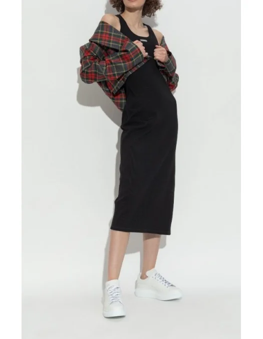 Sneakers ALEXANDER MCQUEEN, Oversize, New Tech Leather, All White - 553770WIEE09000
