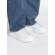 Sneakers ALEXANDER MCQUEEN, Oversize, New Tech Leather, Black Details, Women, White - 553770WIEF19061