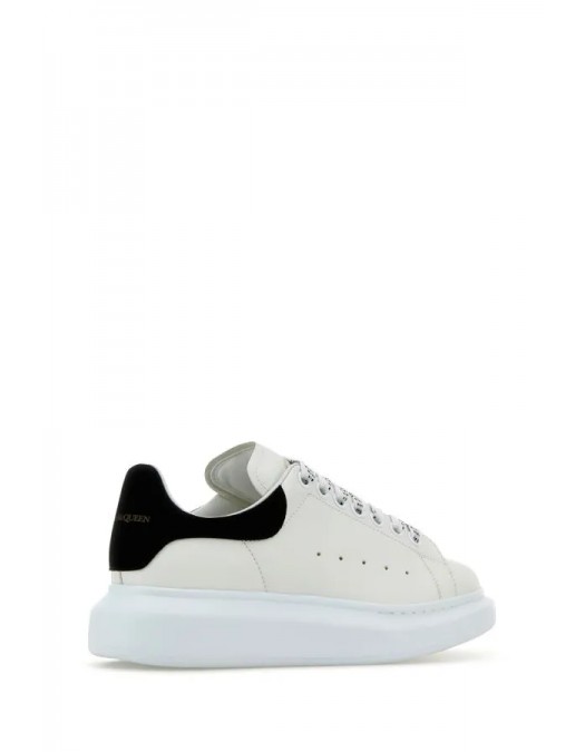 Sneakers ALEXANDER MCQUEEN, Oversize, New Tech Leather, Black Details, Women, White - 553770WIEF19061