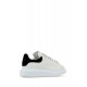 Sneakers ALEXANDER MCQUEEN, Oversize, New Tech Leather, Black Details, Women, White - 553770WIEF19061