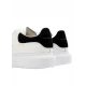 Sneakers ALEXANDER MCQUEEN, Oversize, New Tech Leather, Black Details, Women, White - 553770WIEF19061
