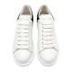 Sneakers ALEXANDER MCQUEEN, Oversize, New Tech Leather, Black Details, Women, White - 553770WIEF19061