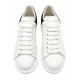 Sneakers ALEXANDER MCQUEEN, Oversize, New Tech Leather, Black Details, Women, White - 553770WIEF19061