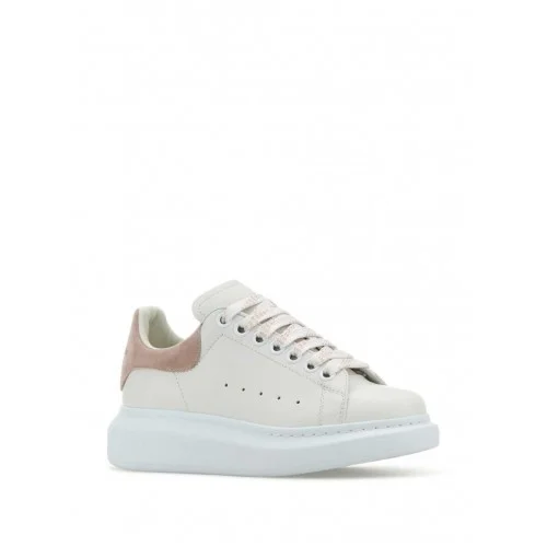 Sneakers ALEXANDER MCQUEEN, Oversize, New Tech Leather, Pink Details, White