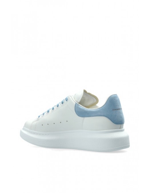 Sneakers ALEXANDER MCQUEEN, Oversize, New Tech Leather, Baby Blue Details, White - 553770WIEF19412