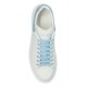 Sneakers ALEXANDER MCQUEEN, Oversize, New Tech Leather, Baby Blue Details, White - 553770WIEF19412