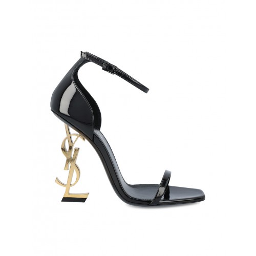 SANDALE YVES SAINT LAURENT, Opyum Design, High Heels, Black SANDALE YVES SAINT LAURENT, Opyum Design, High Heels, Black