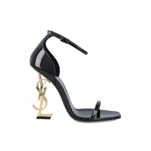 SANDALE YVES SAINT LAURENT, Opyum Design, High Heels, Black
