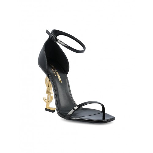 SANDALE YVES SAINT LAURENT, Opyum Design, High Heels, Black SANDALE YVES SAINT LAURENT, Opyum Design, High Heels, Black