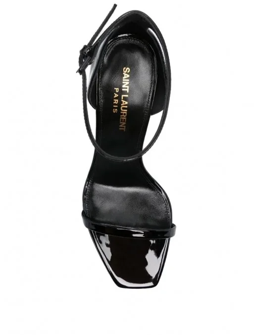 SANDALE YVES SAINT LAURENT, Opyum Design, Medium Heels, Black - 5576791TV1A1000 SANDALE YVES SAINT LAURENT, Opyum Design, Medium Heels, Black - 5576791TV1A1000