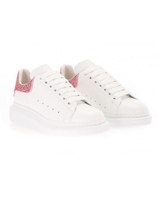 Sneakers Alexander Mcqueen, Insertie glitter roz - 558945WIA4Y9414