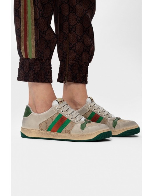 SNEAKERS GUCCI, Beige WEB Stripe, Multicolor - 5704439Y9209666 SNEAKERS GUCCI, Beige WEB Stripe, Multicolor - 5704439Y9209666