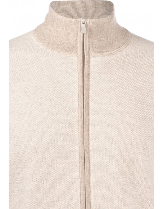 JACHETA GRAN SASSO, Wool, Full Zip, Beige - 5711414241018