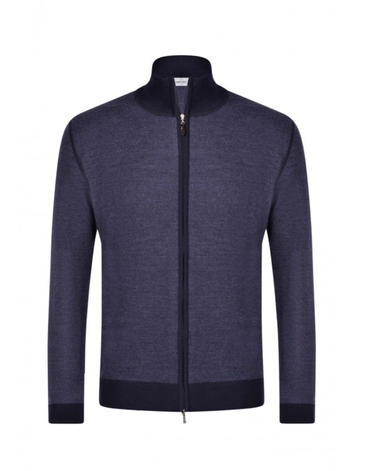 JACHETA GRAN SASSO, Wool, Full Zip, Bleumarin - 5711414241598