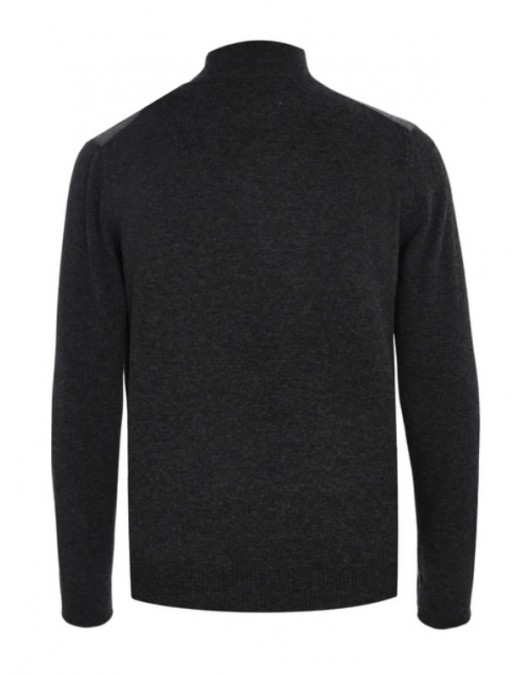 JACHETA GRAN SASSO, Premium Wool Blend, Full Zip, Negru/Gri - 5718619662098
