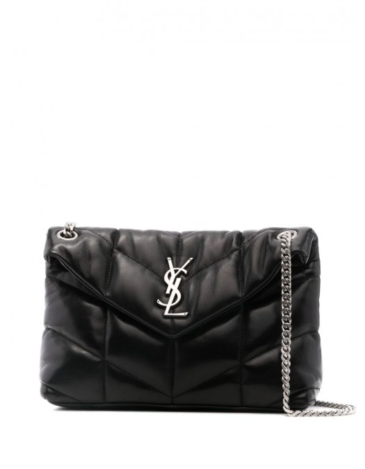 Geanta YVES SAINT LAURENT, Shoulder, Loulou Quilted Design, Small, Black - 5774761EL001000