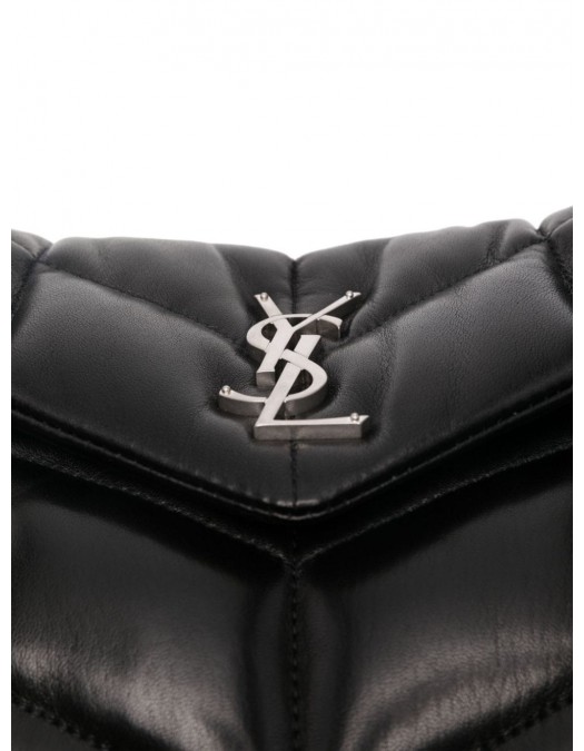 Geanta YVES SAINT LAURENT, Shoulder, Loulou Quilted Design, Small, Black - 5774761EL001000