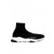 Sneakers BALENCIAGA, Speed, Alb/Negru