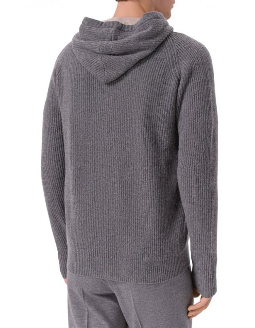 Hanorac L.B.M 1911, Grey knit zip-up hoodie - 5950566380 Hanorac L.B.M 1911, Grey knit zip-up hoodie - 5950566380