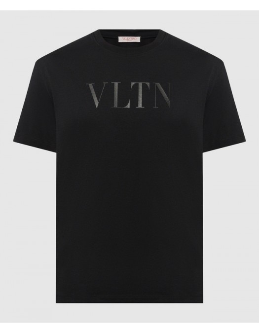 Tricou Valentino, Logo Insert VLTN, Black - 5V3MG10V96P0NO