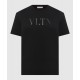 Tricou Valentino, Logo Insert VLTN, Black - 5V3MG10V96P0NO