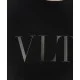 Tricou Valentino, Logo Insert VLTN, Black - 5V3MG10V96P0NO Tricou Valentino, Logo Insert VLTN, Black - 5V3MG10V96P0NO