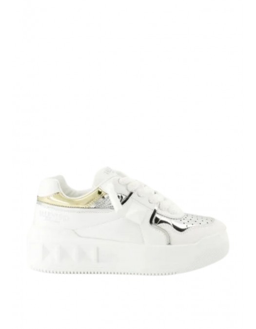 Sneakers VALENTINO, One Stud Xl Insert, Mirror Insert, White - 5W2S0FQ4PIMWT9 Sneakers VALENTINO, One Stud Xl Insert, Mirror Insert, White - 5W2S0FQ4PIMWT9
