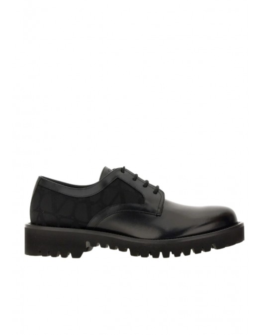 Pantofi VALENTINO GARAVANI, Derby din piele, Negri - 5Y2S0H65HED0NO Pantofi VALENTINO GARAVANI, Derby din piele, Negri - 5Y2S0H65HED0NO