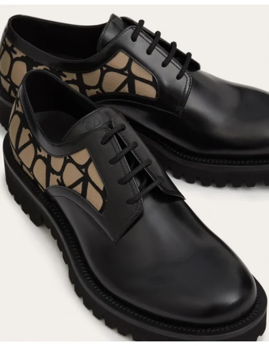 Pantofi VALENTINO GARAVANI, Toile Iconographe, Black - 5Y2S0H65HEDV47 Pantofi VALENTINO GARAVANI, Toile Iconographe, Black - 5Y2S0H65HEDV47