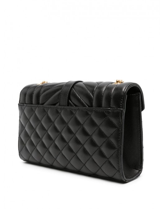 Geanta YVES SAINT LAURENT, Shoulder, Envelope Quilted Design, Small, Black - 600195AACT71000