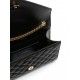 Geanta YVES SAINT LAURENT, Shoulder, Envelope Quilted Design, Small, Black - 600195AACT71000