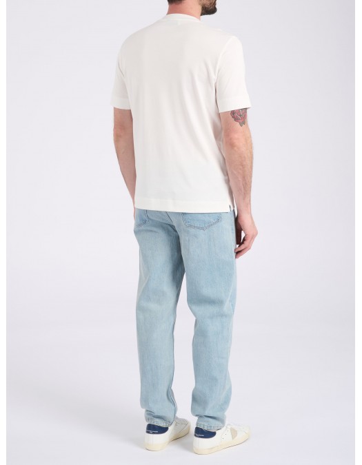Tricou GRAN SASSO, White Gran Sasso T-Shirt - 6013981001005
