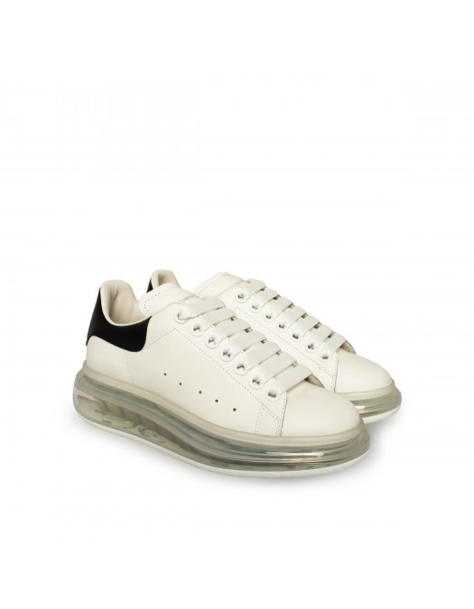 SNEAKERS ALEXANDER MCQUEEN, Larry Transparent Sole, White - 611698WHX989061