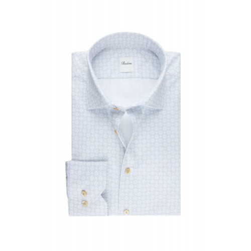Camasa STENSTROMS, Light blue Patterned Twill Shirt