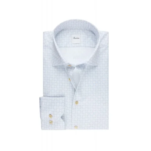 Camasa STENSTROMS, Light blue Patterned Twill Shirt