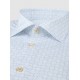 Camasa STENSTROMS, Light blue Patterned Twill Shirt - 6127519111101