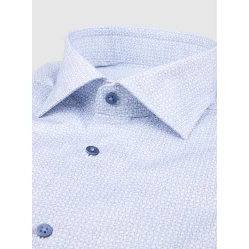 Camasa STENSTROMS,  Patterned Twill Shirt, Light Blue