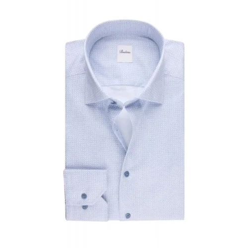 Camasa STENSTROMS,  Patterned Twill Shirt, Light Blue