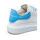 Sneakers Alexander Mcqueen, Sireturi colorate, Alb - 621056WHXMT92
