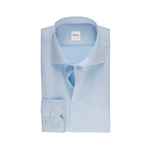 Camasa Stenstroms, Single Cuffs, Simple, Bleu Camasa Stenstroms, Single Cuffs, Simple, Bleu